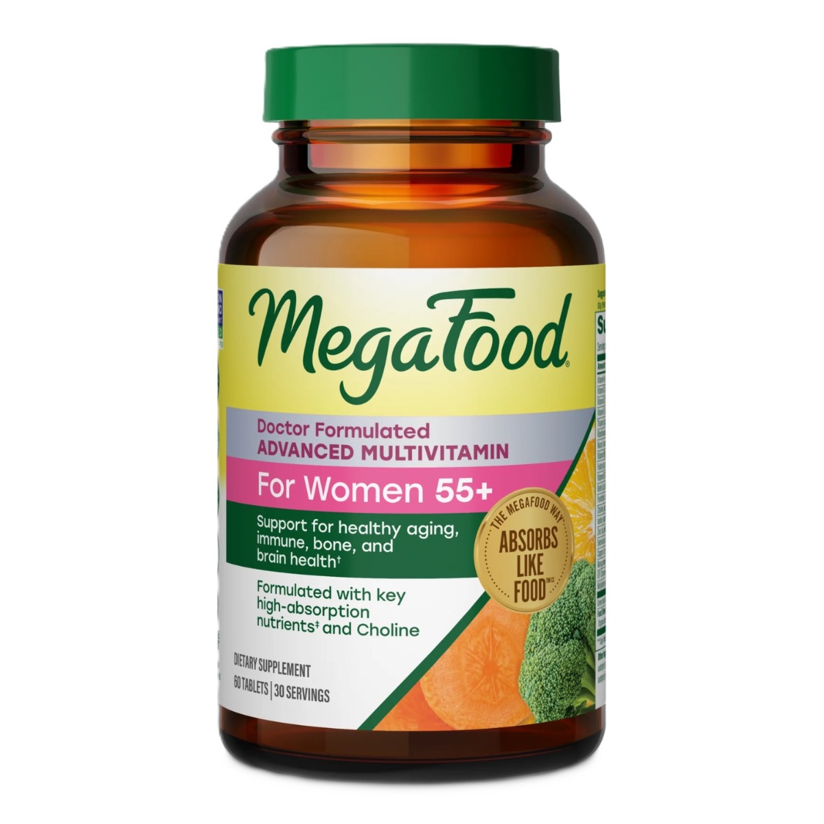 MegaFood Women's 55+ Advanced Multivitamin 60 tabl