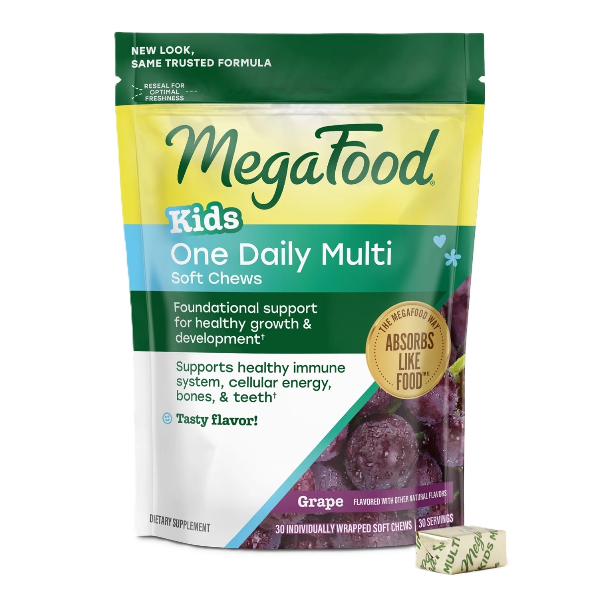 MegaFood Kids One Daily Multivitamin Soft Chews 30 chews