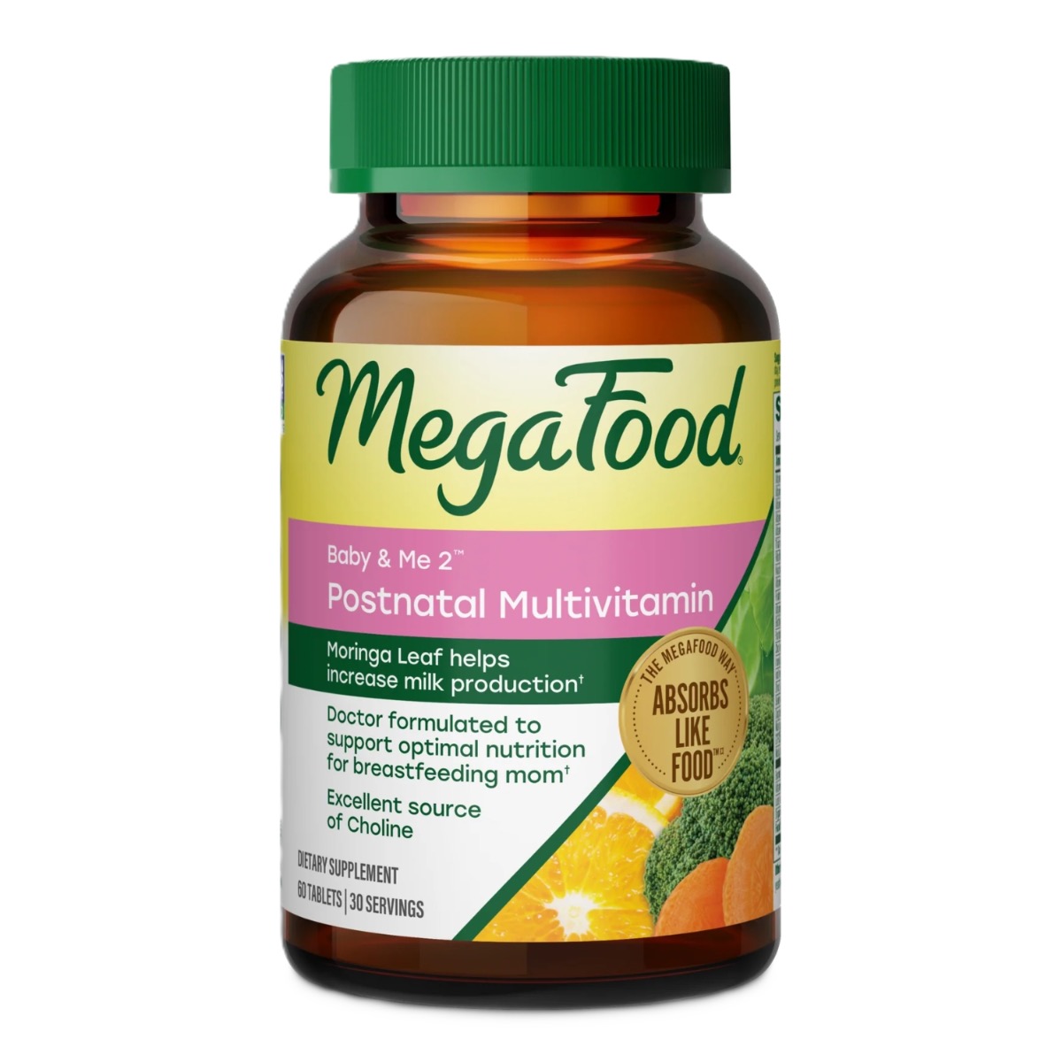 MegaFood Baby & Me 2 Postnatal Multi 60 tabl