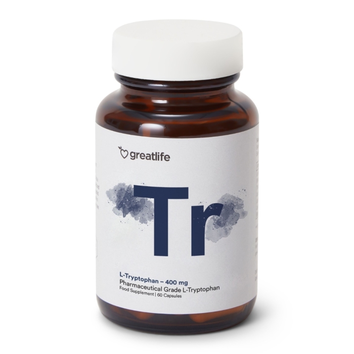 L-Tryptofaani – 400 mg (Tryptofaani)