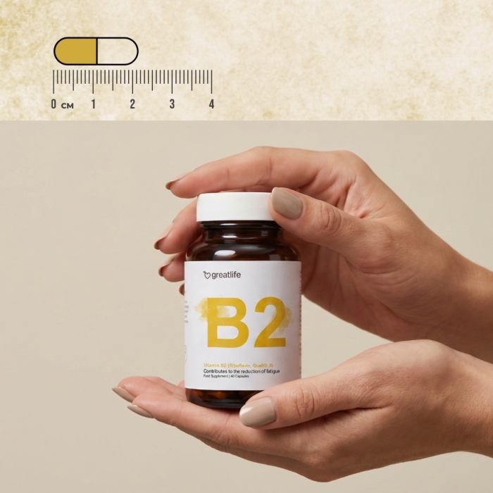 B-vitamiini B2 (riboflaviini, Quali®-B)