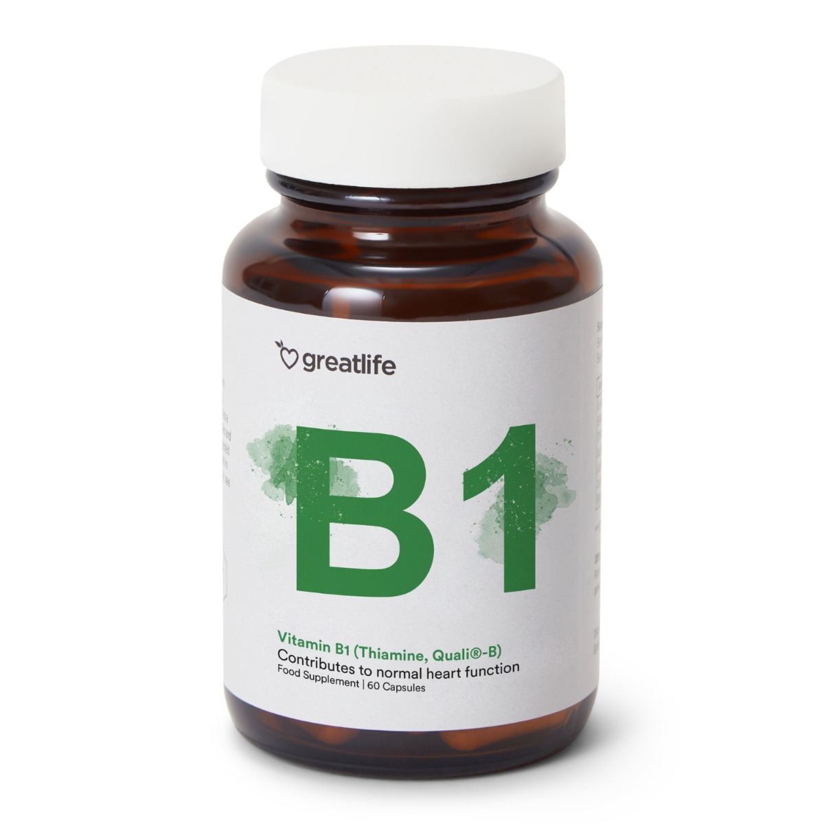 Greatlife B1-vitamiini (tiamiini, Quali -B) 60 kaps