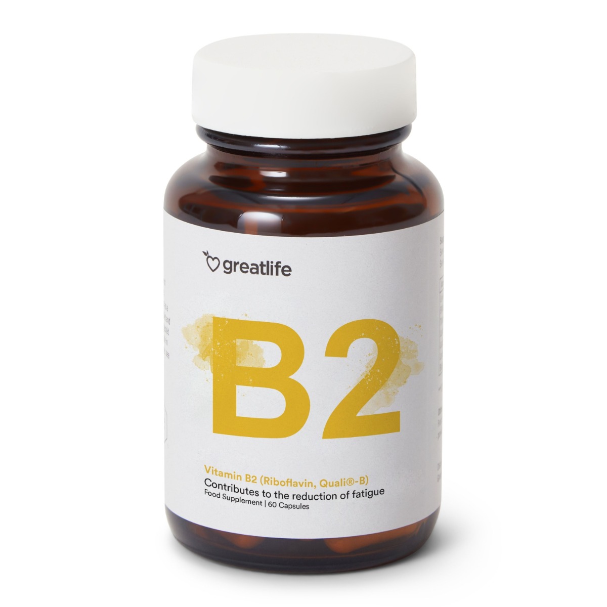Greatlife B-vitamiini B2 (riboflaviini, Quali -B) 60 kaps