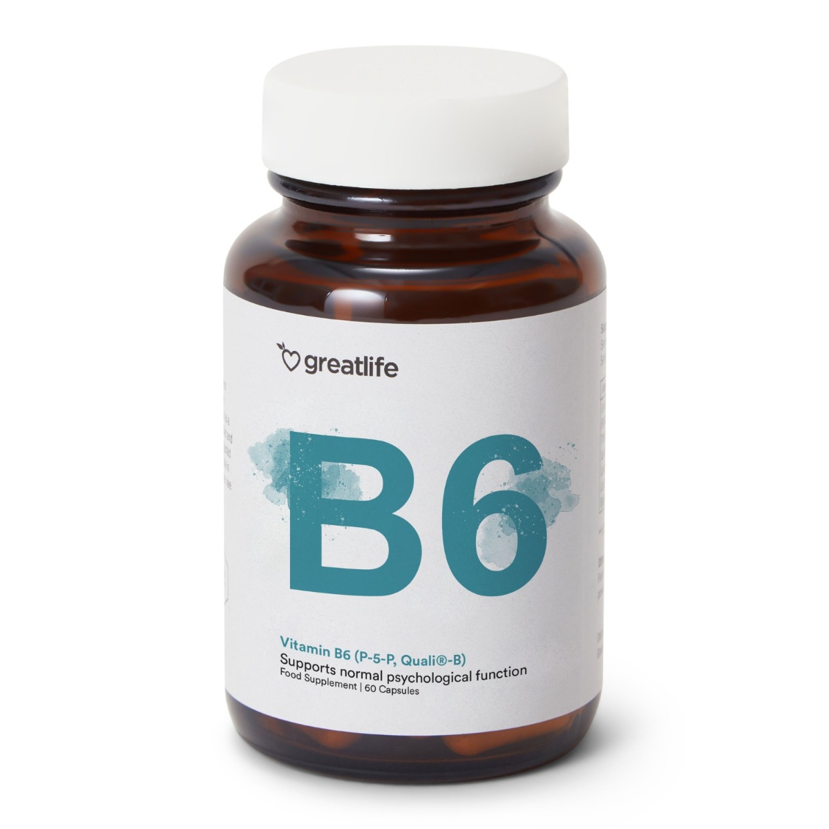 Greatlife B6-vitamiini (P-5-P, Quali -B) 60 kaps