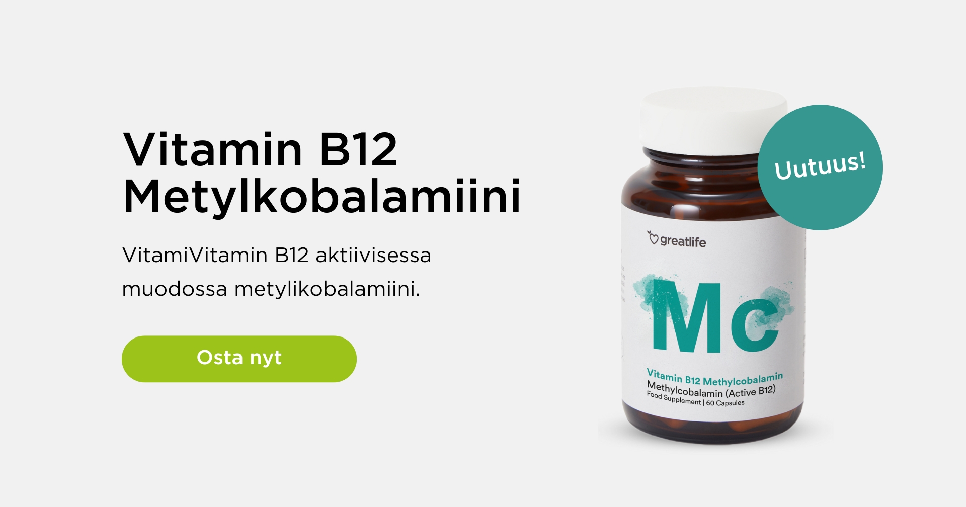 Vitamin B12 Metylkobalamiini